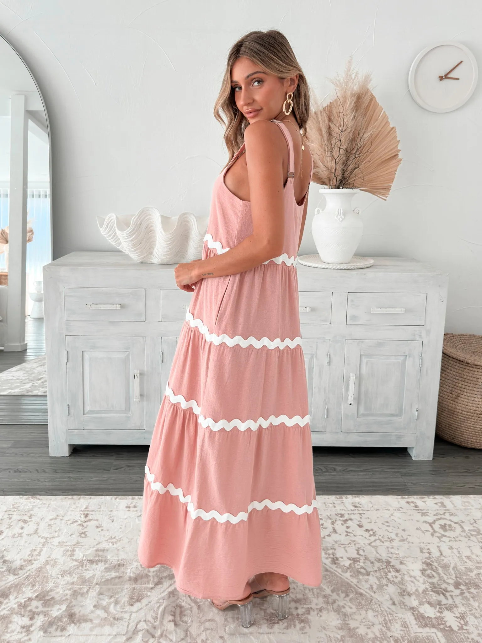 Taline Dress - Pink Multi
