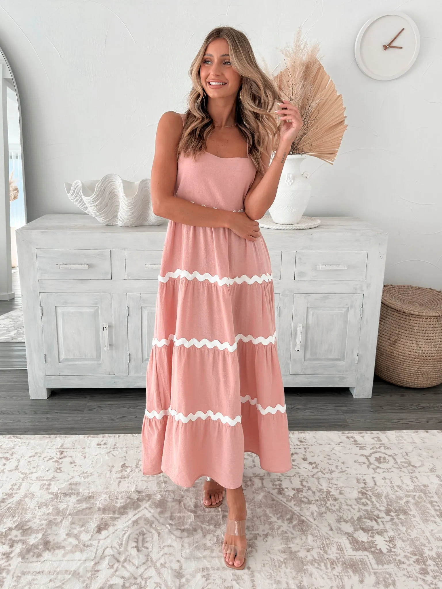 Taline Dress - Pink Multi