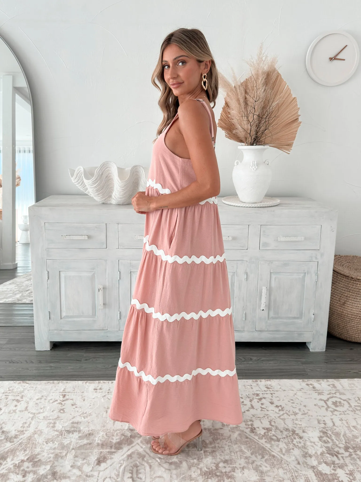 Taline Dress - Pink Multi