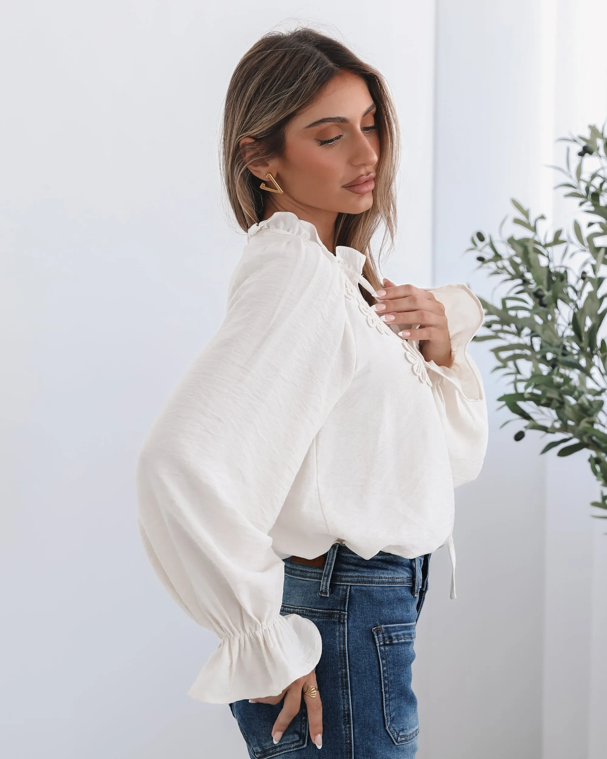 Thaleia Blouse - Cream