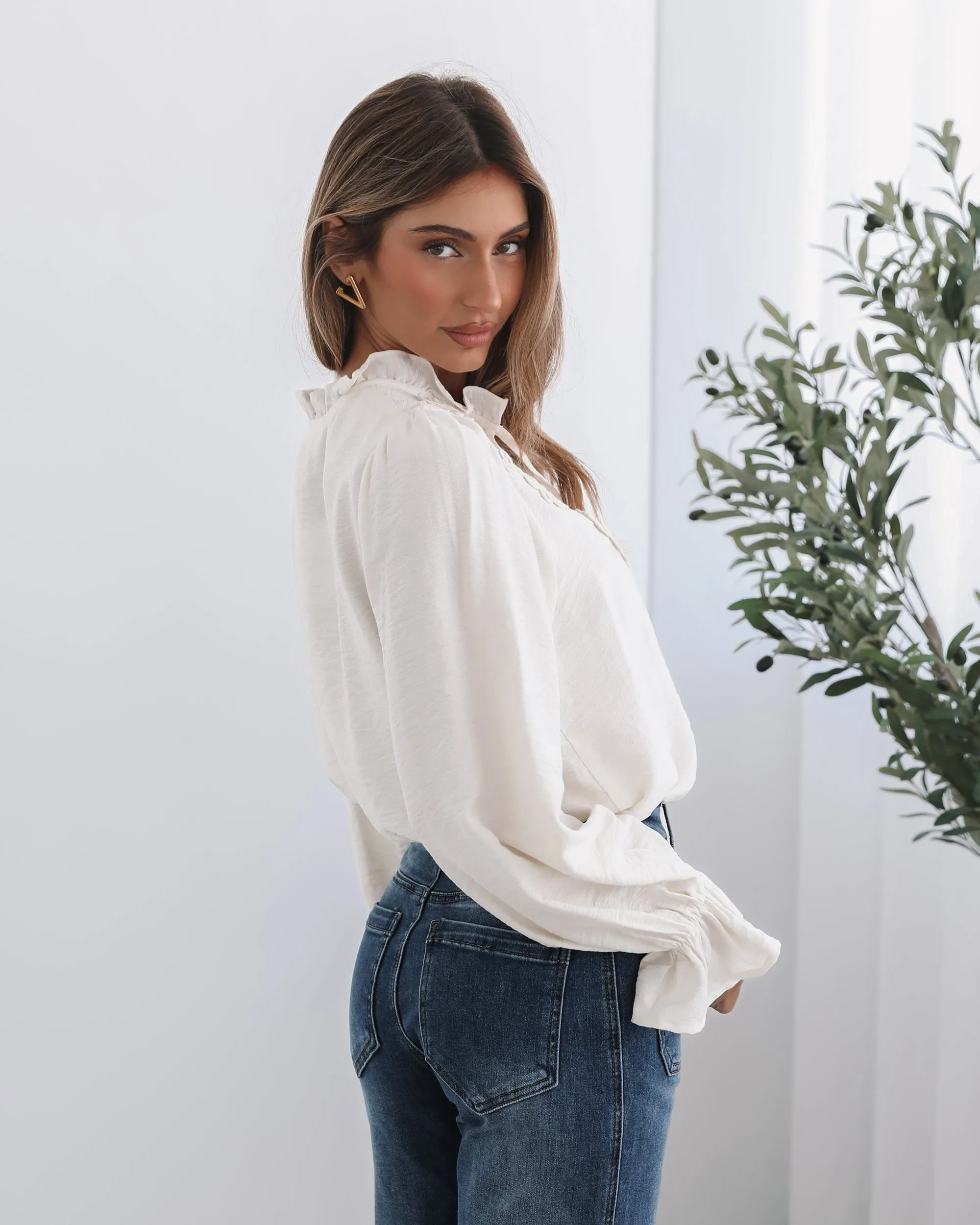 Thaleia Blouse - Cream