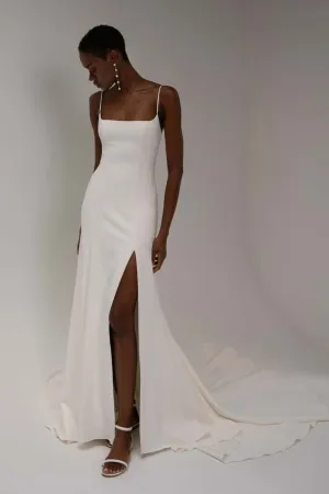 Top Rated Jenny Yoo Emery with Slit Gown  Ends Soon!