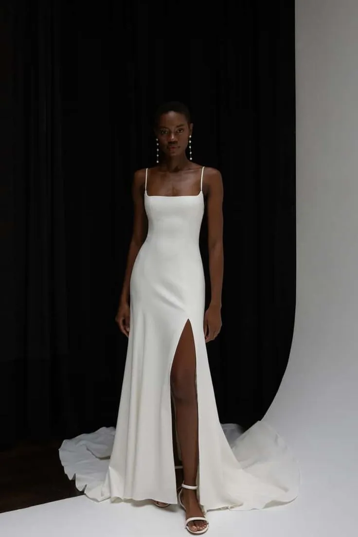 Top Rated Jenny Yoo Emery with Slit Gown  Ends Soon!