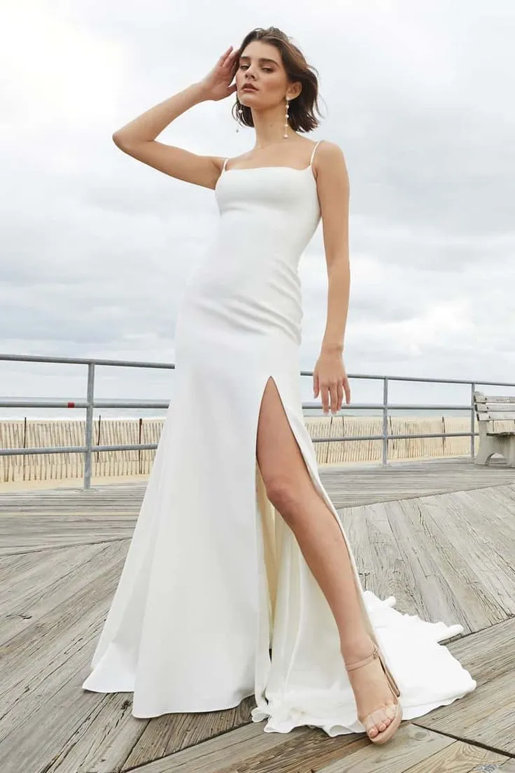 Top Rated Jenny Yoo Emery with Slit Gown  Ends Soon!