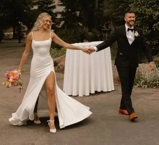 Top Rated Jenny Yoo Emery with Slit Gown  Ends Soon!