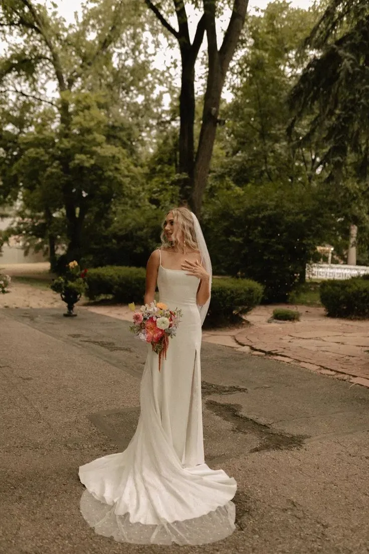 Top Rated Jenny Yoo Emery with Slit Gown  Ends Soon!