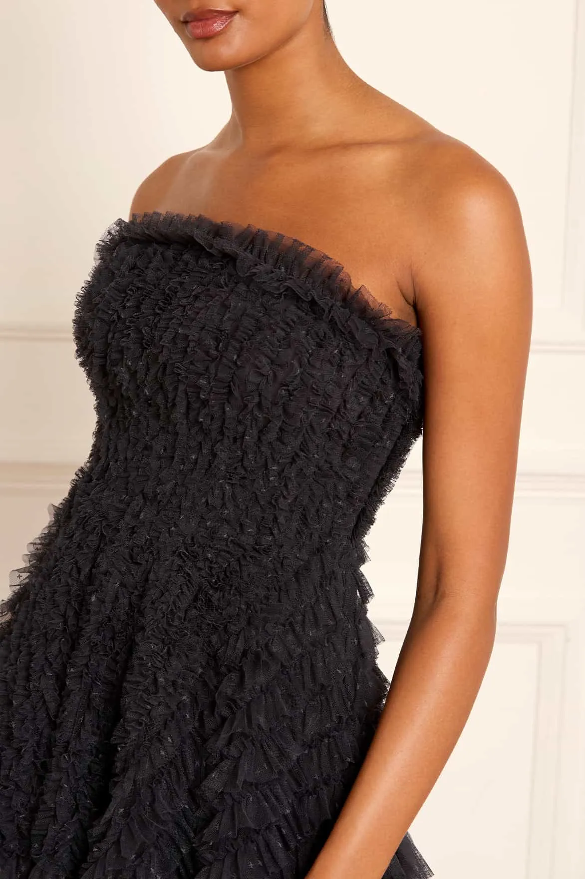 Top Rated Mia Strapless High-Low Gown NEEDLE THREAD  Limited Release!