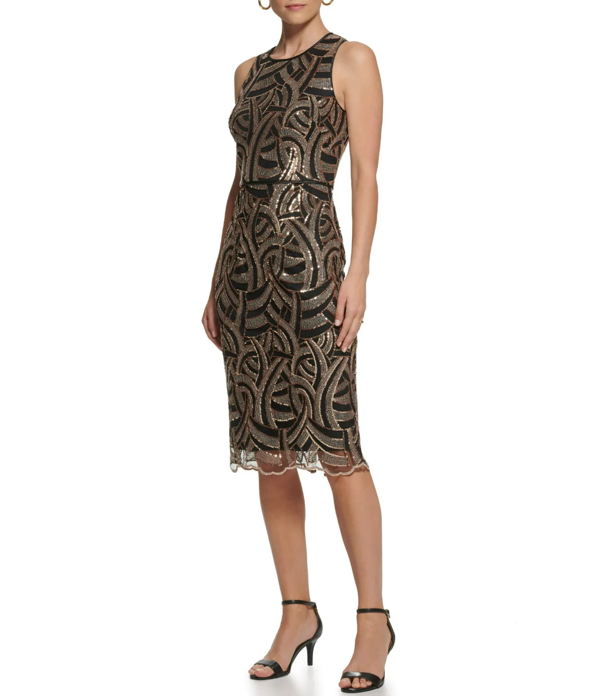 Top Rated Sleeves Bodycon Black Gold  Today Only!