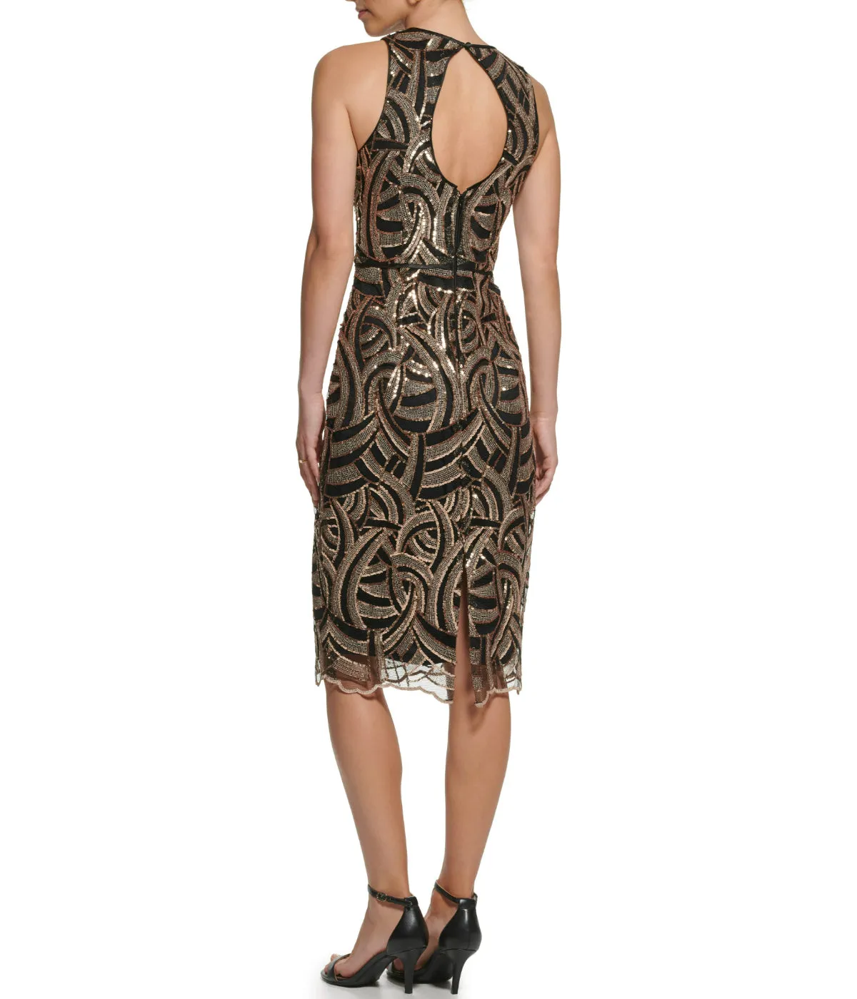 Top Rated Sleeves Bodycon Black Gold  Today Only!