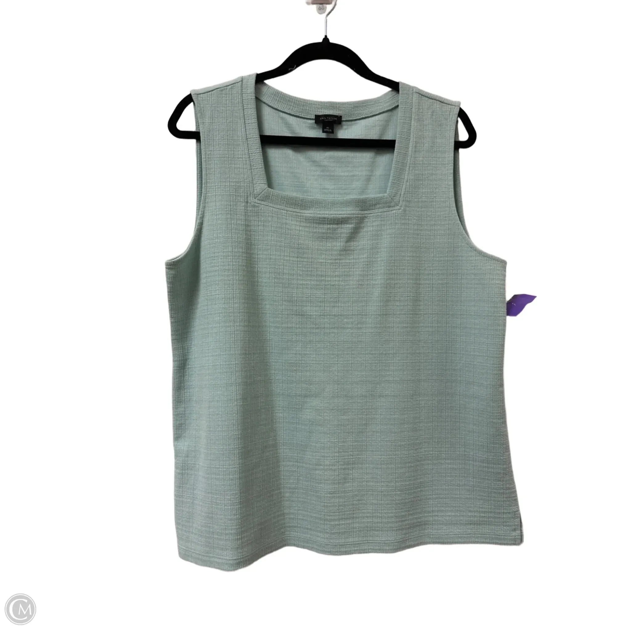 Top Sleeveless By Ann Taylor In Blue, Size: Xl