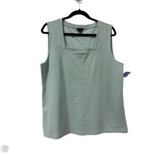Top Sleeveless By Ann Taylor In Blue, Size: Xl