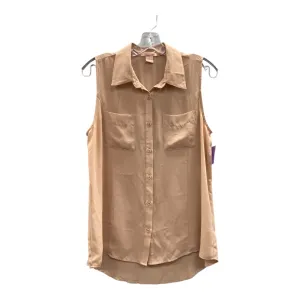 Top Sleeveless By Candalite In Peach, Size:L