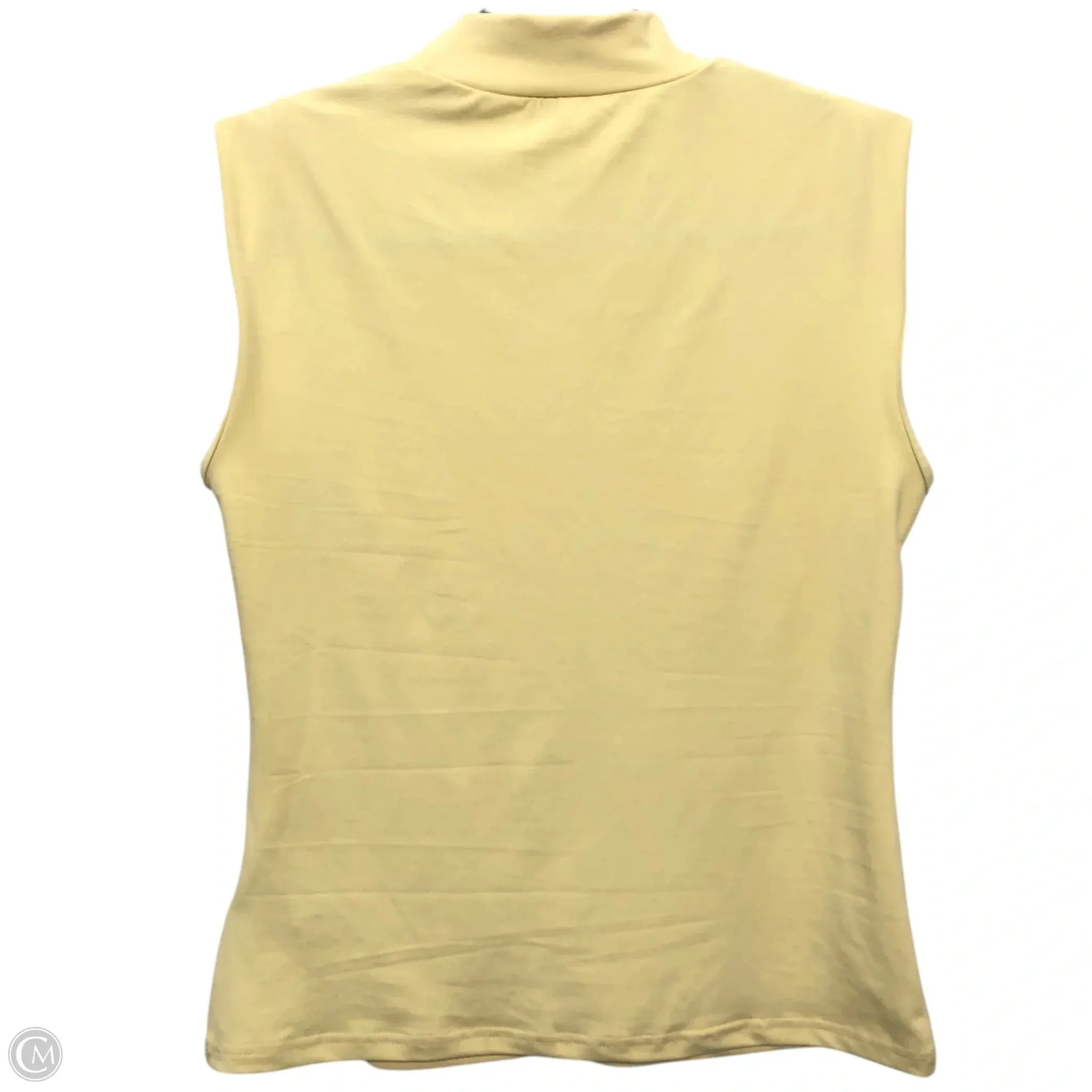 Top Sleeveless By Clothes Mentor In Yellow, Size: S