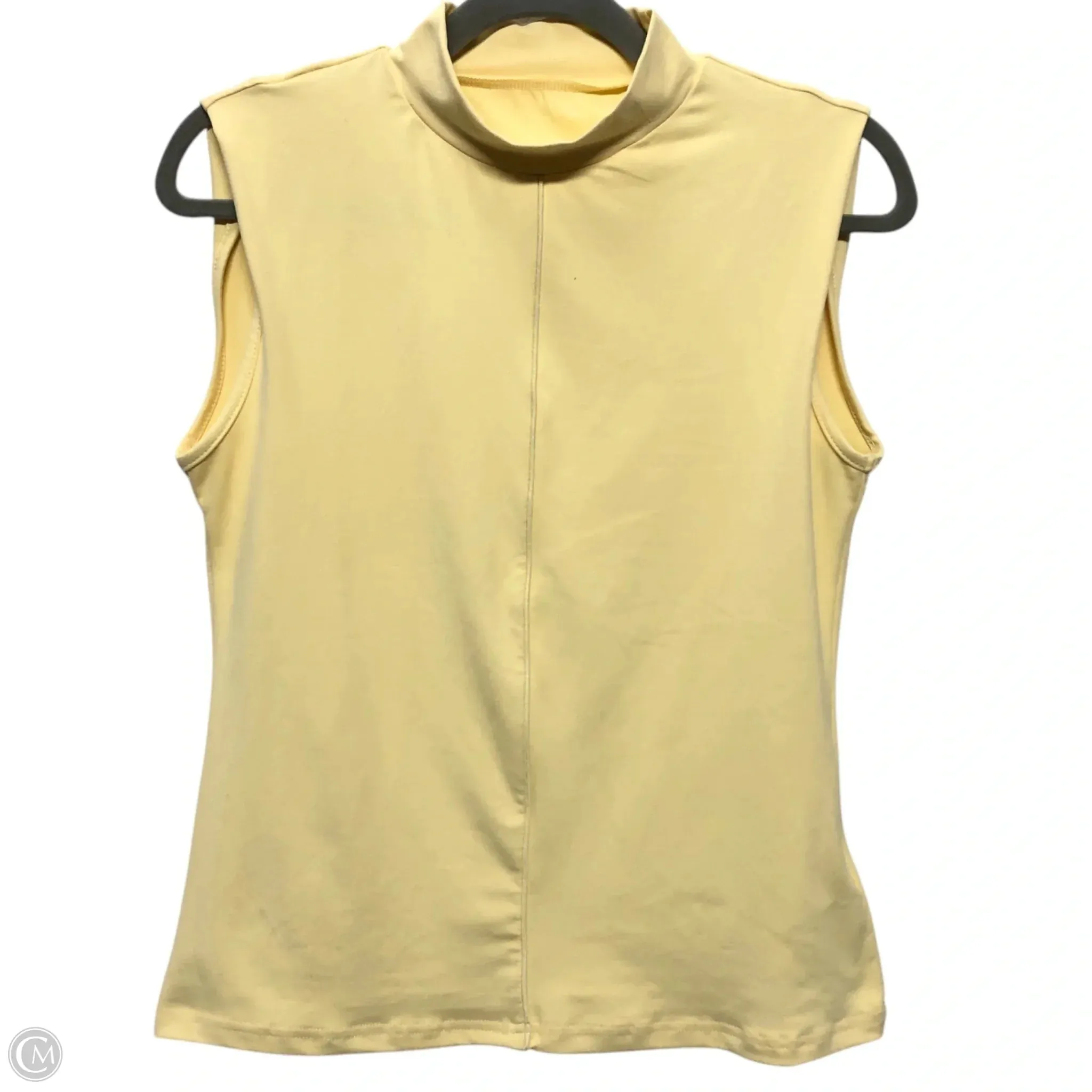 Top Sleeveless By Clothes Mentor In Yellow, Size: S