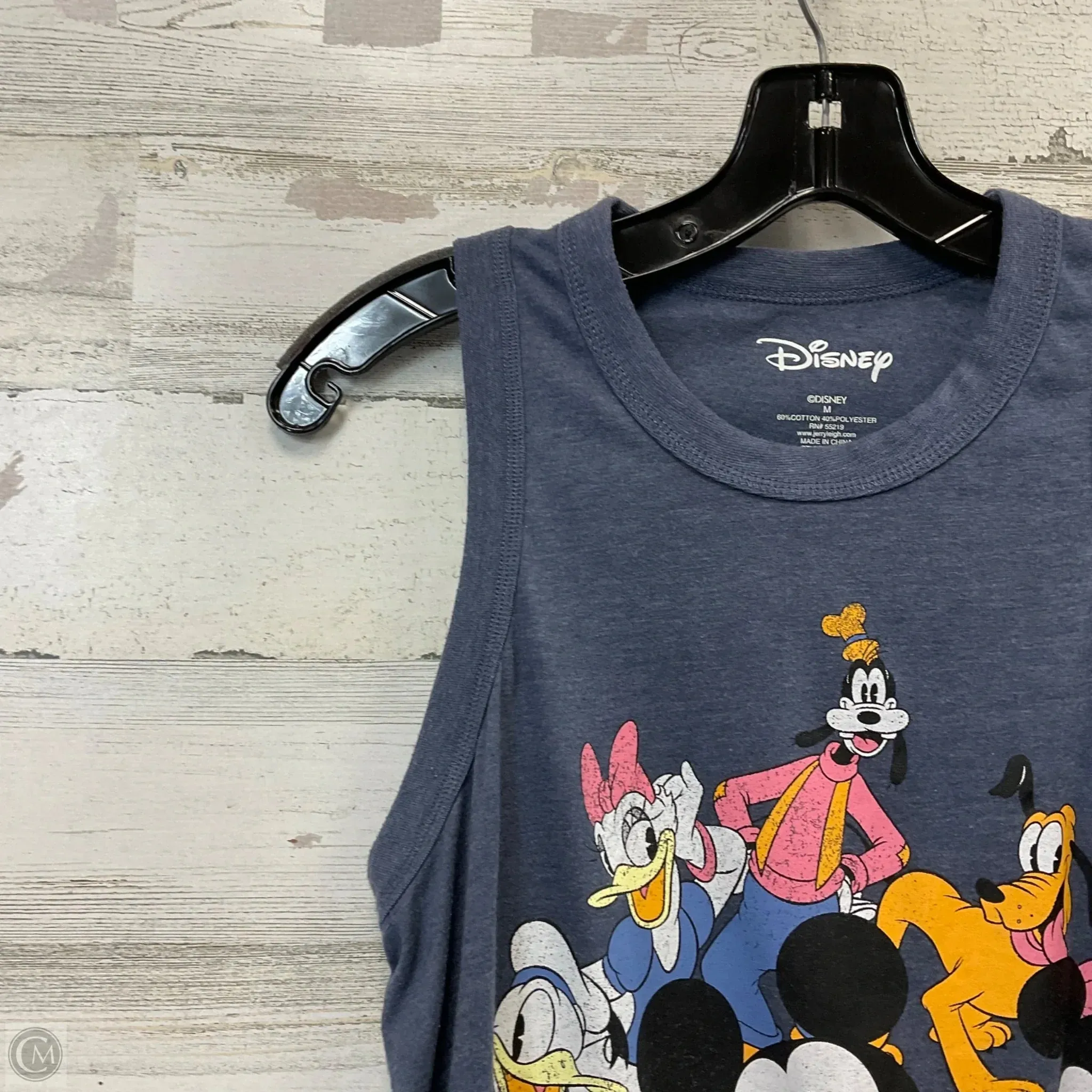 Top Sleeveless By Disney Store In Blue, Size: M