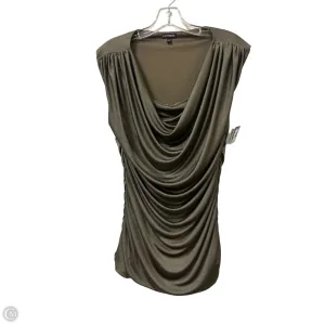 Top Sleeveless By Express In Green, Size: L
