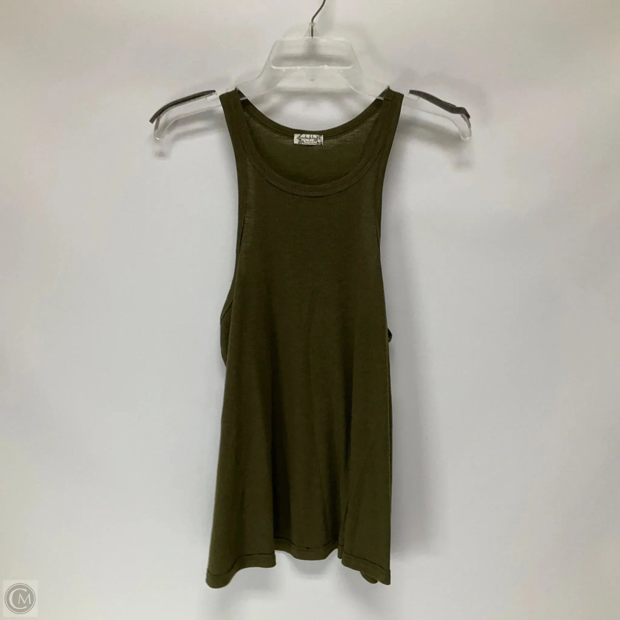 Top Sleeveless By Free People In Green, Size: M