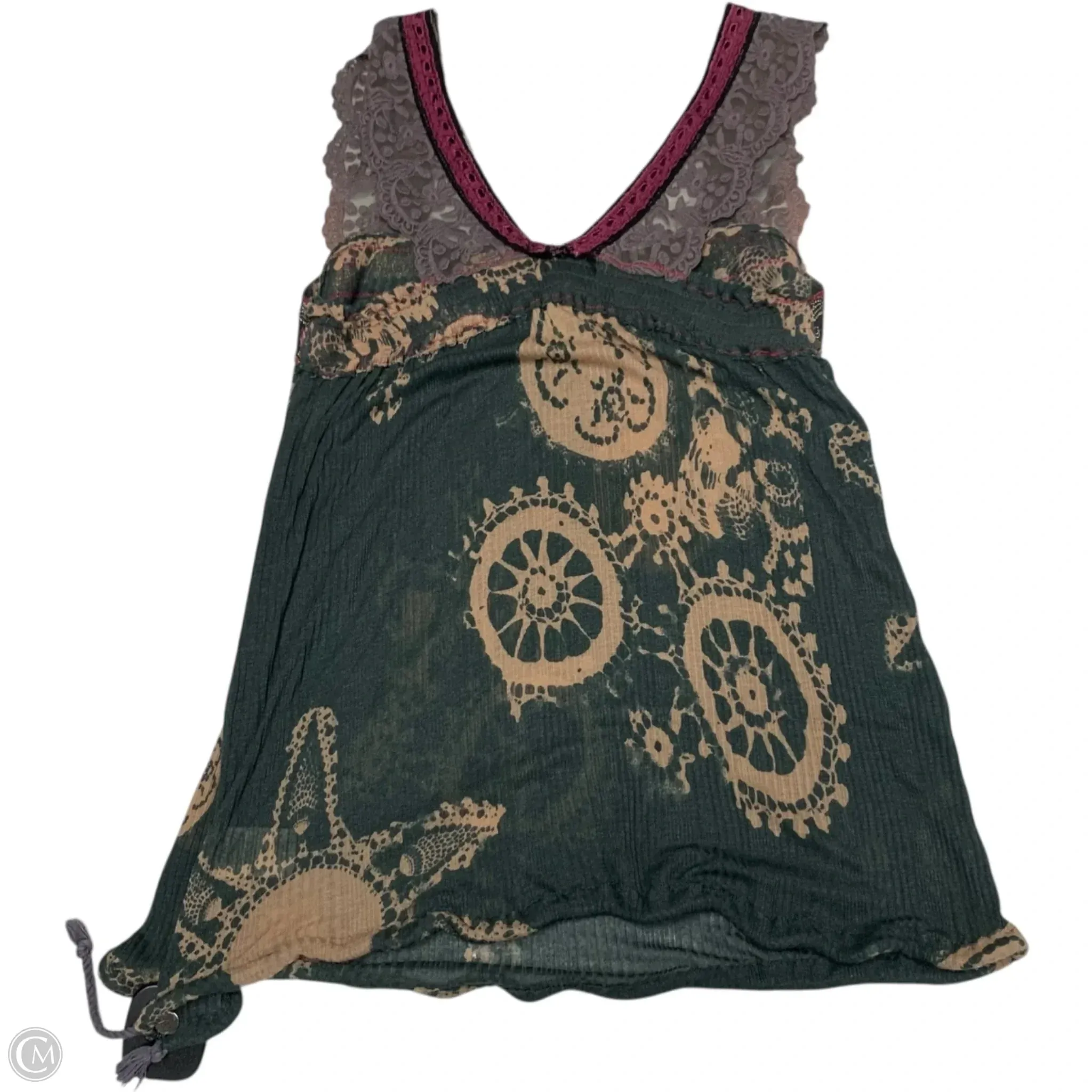Top Sleeveless By Free People In Grey & Purple, Size: Xs