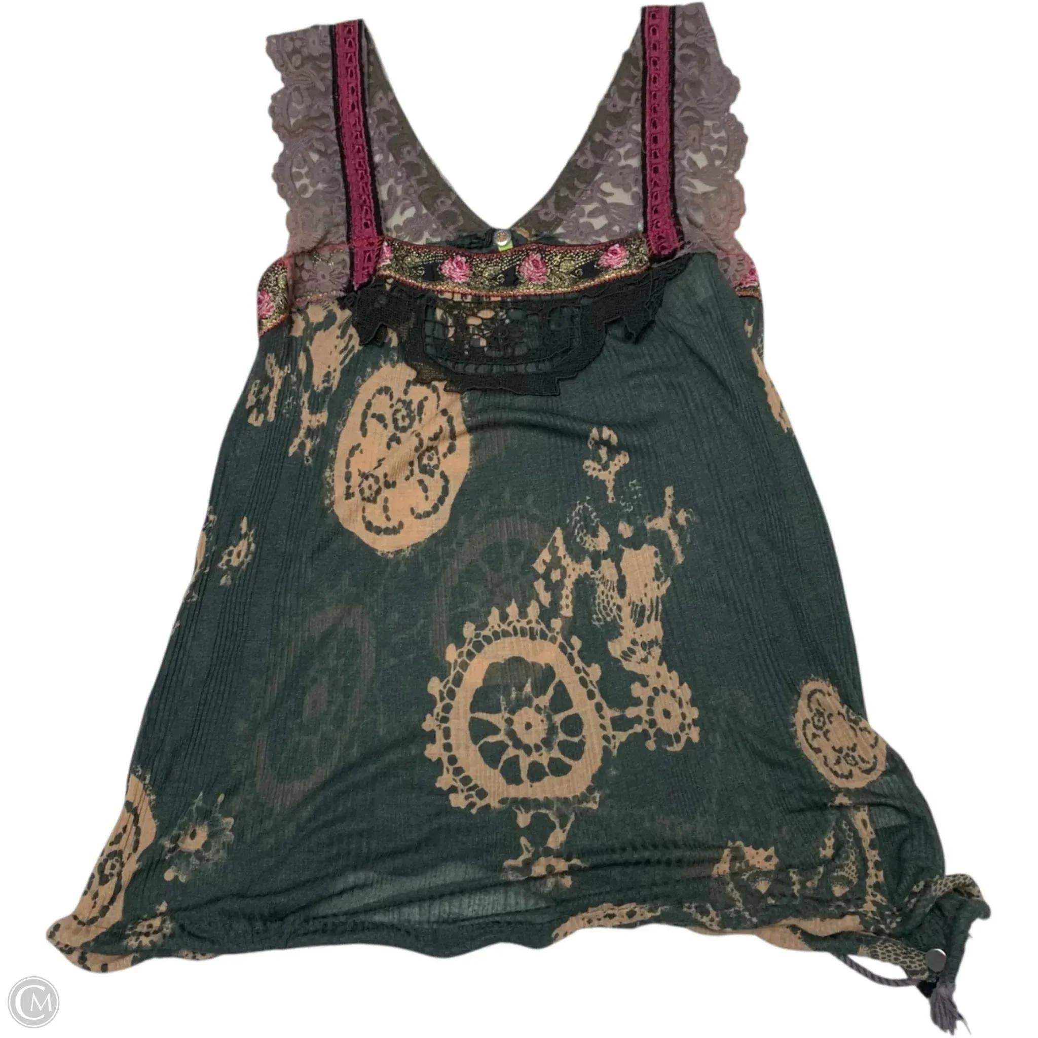 Top Sleeveless By Free People In Grey & Purple, Size: Xs