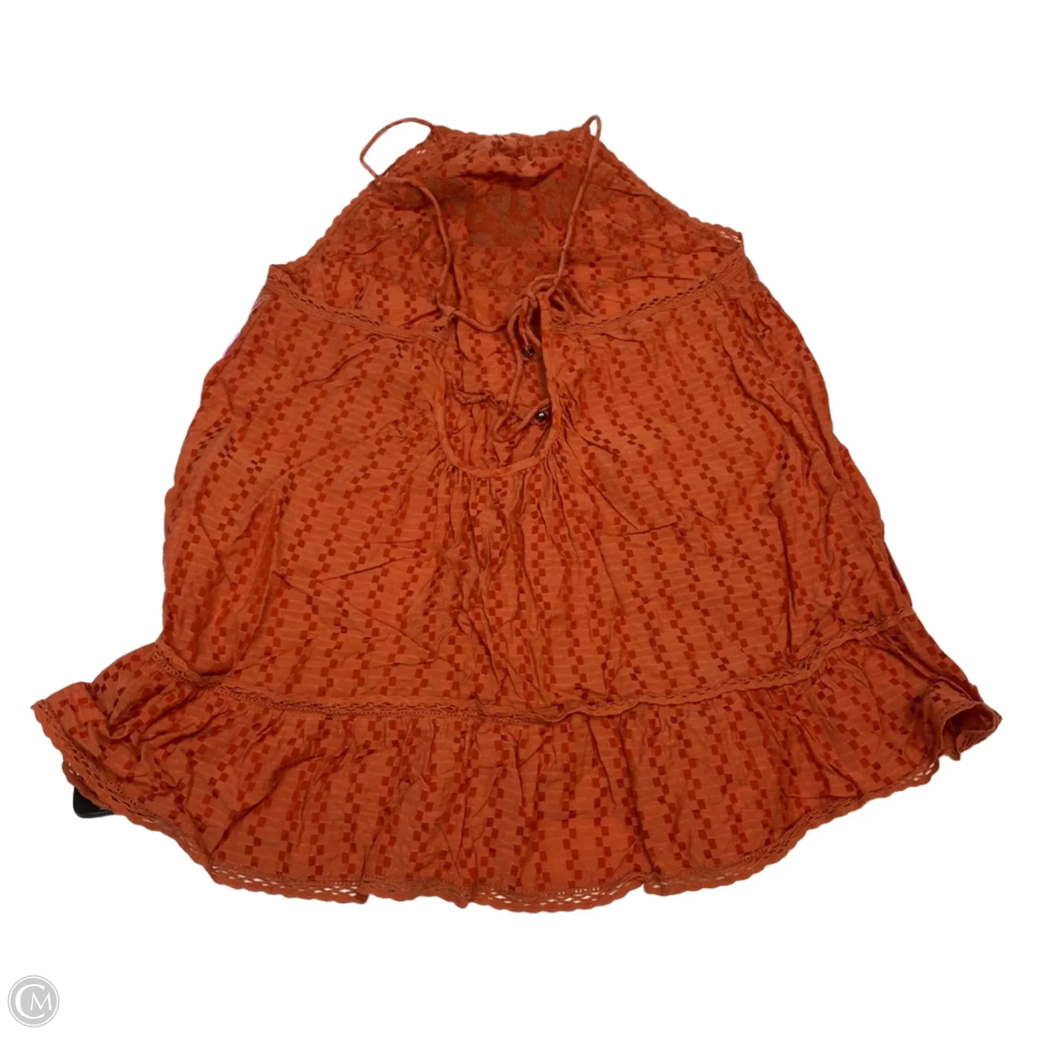 Top Sleeveless By Free People In Orange, Size: S