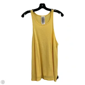Top Sleeveless By Free People In Yellow, Size: L