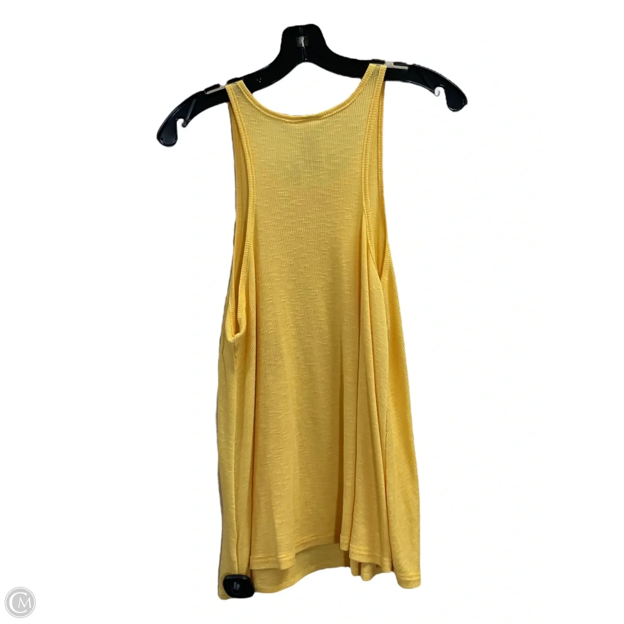 Top Sleeveless By Free People In Yellow, Size: L