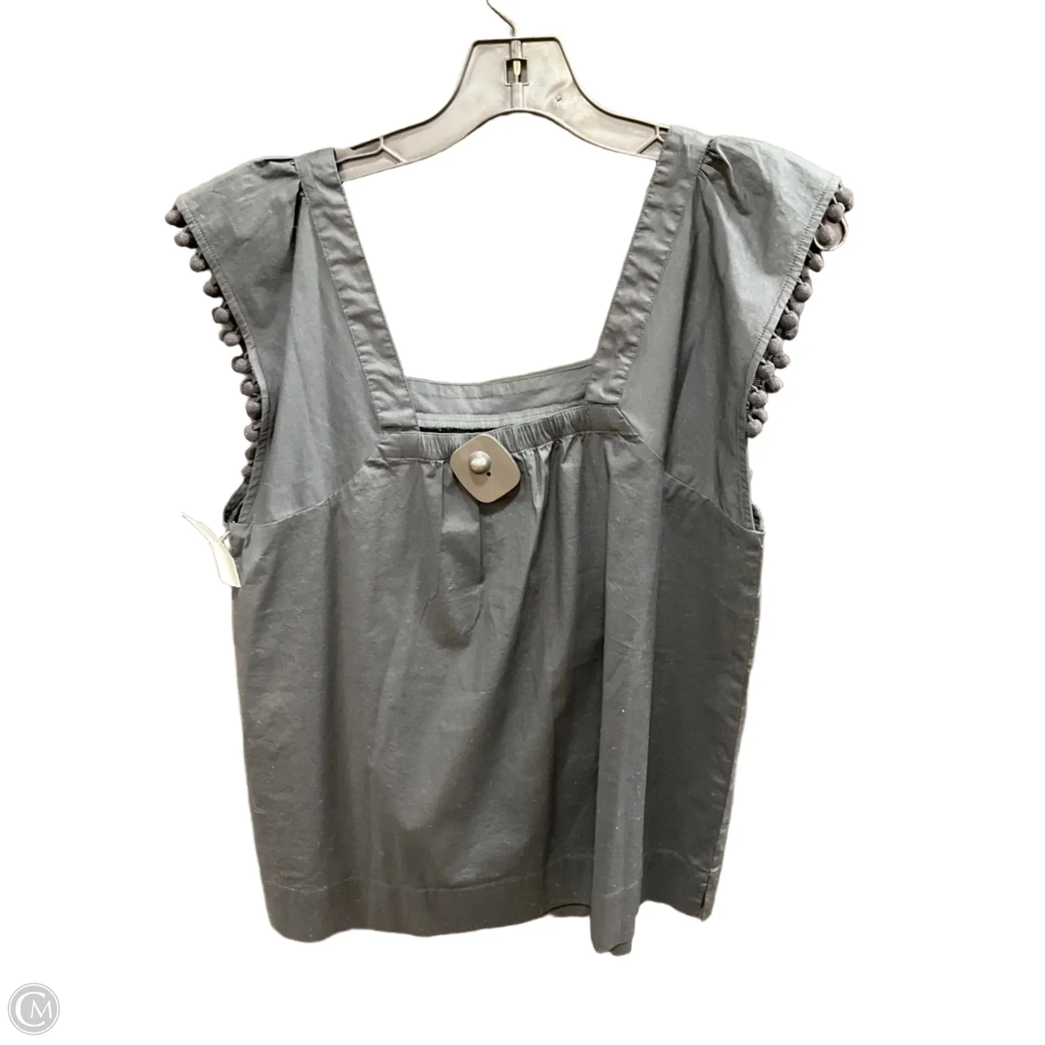 Top Sleeveless By J. Crew In Black, Size: 8