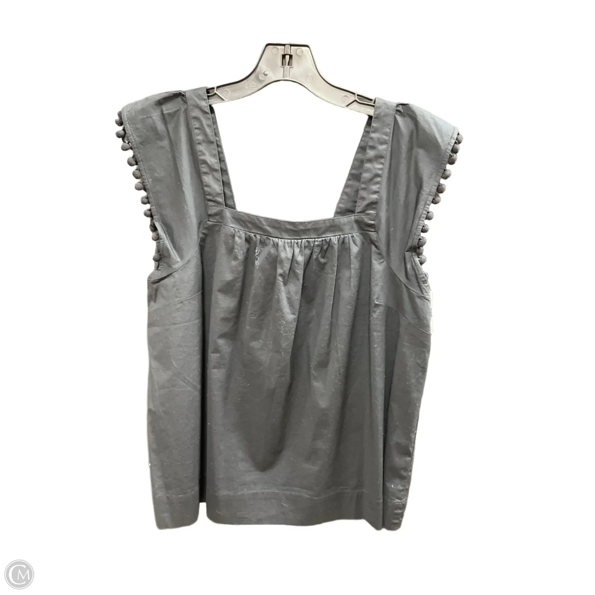 Top Sleeveless By J. Crew In Black, Size: 8