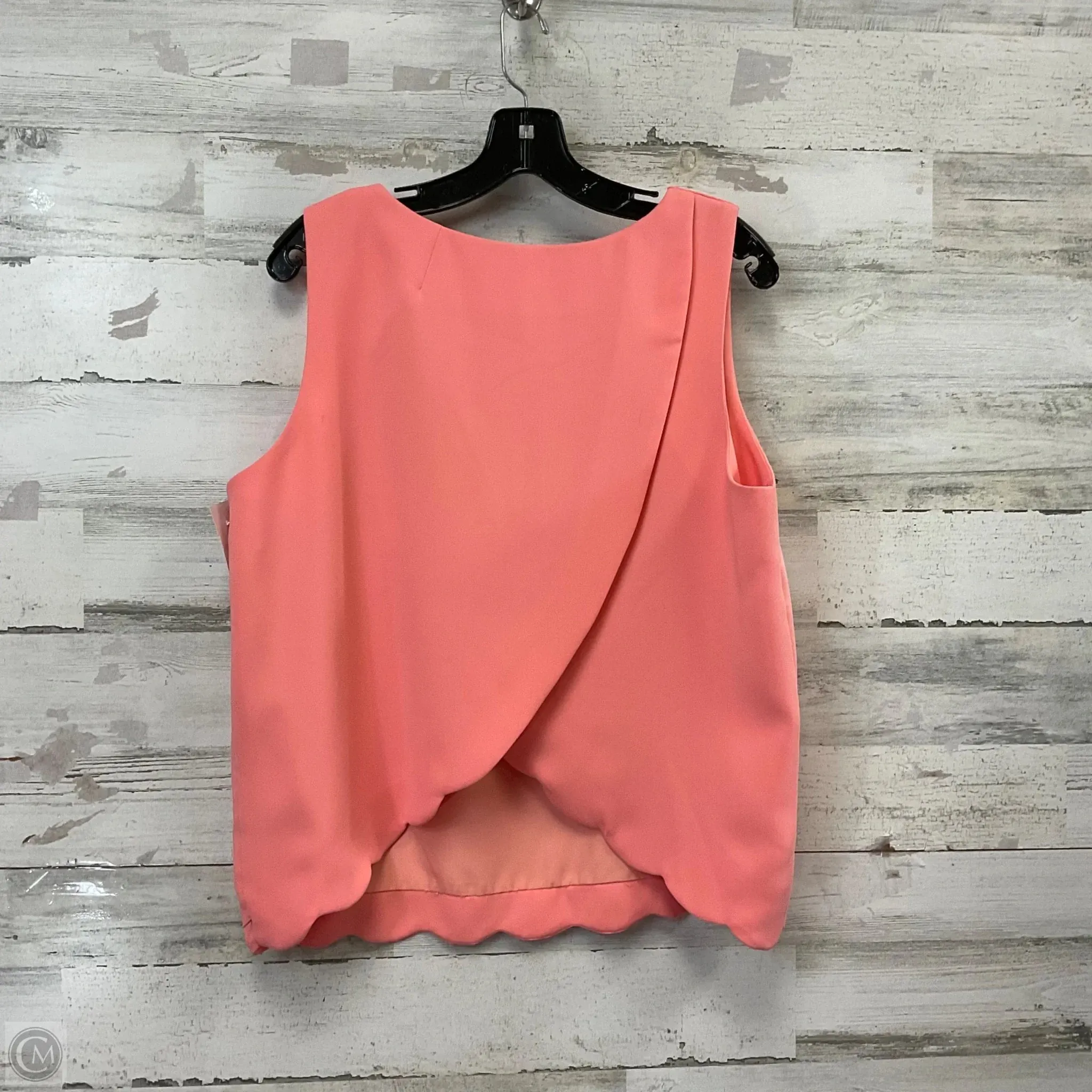 Top Sleeveless By J. Crew In Peach, Size: L