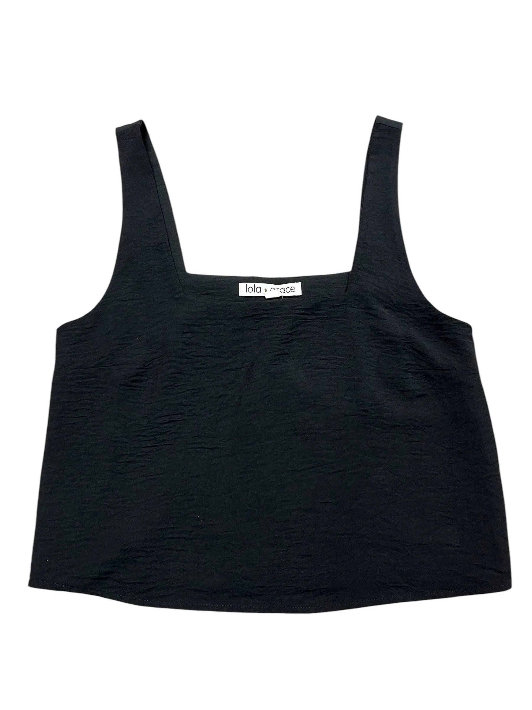 Top Sleeveless By LOLA GRACE In Black, Size:Xs