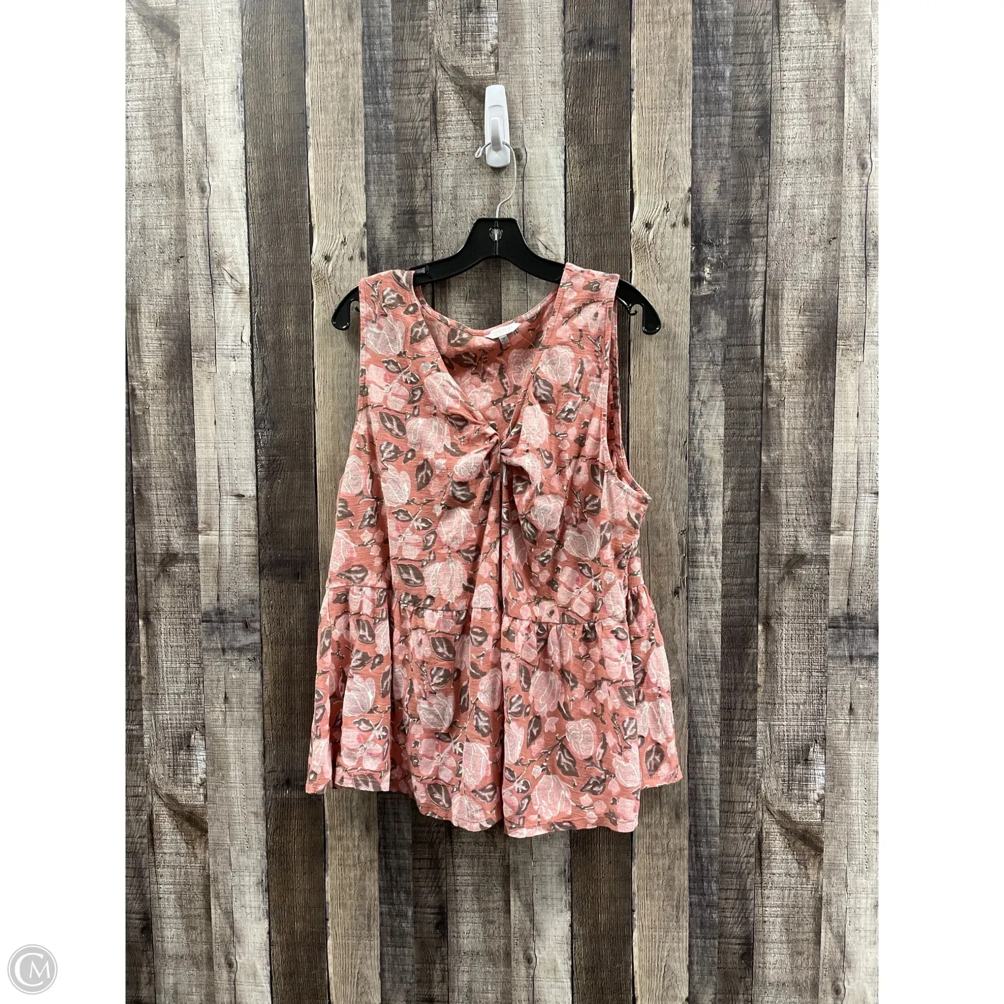 Top Sleeveless By Lucky Brand In Pink, Size: 3x