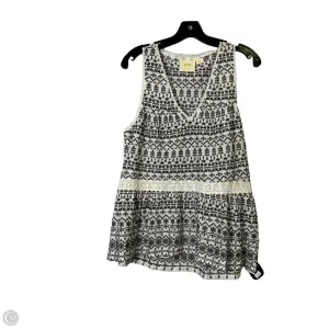Top Sleeveless By Maeve In White, Size: S
