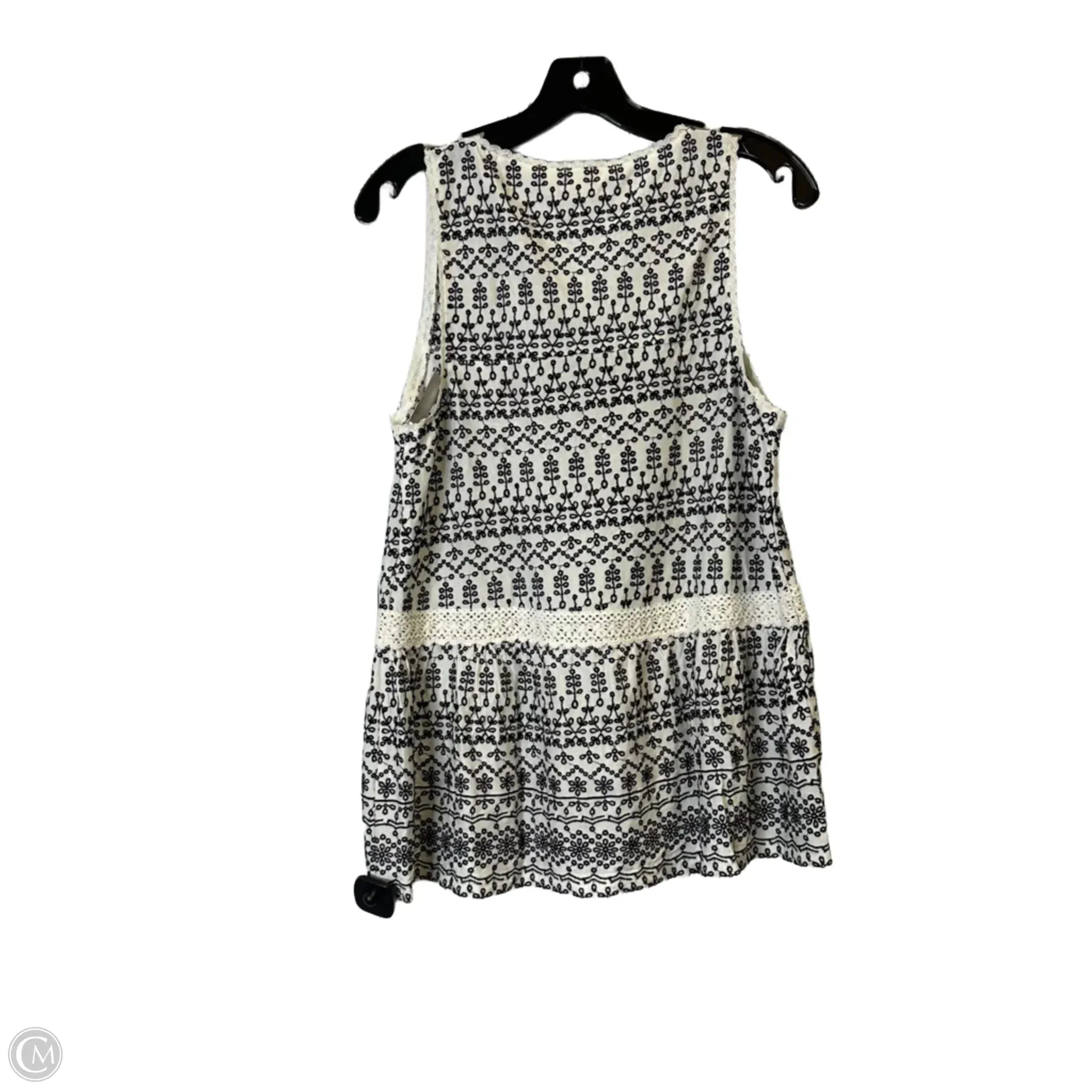 Top Sleeveless By Maeve In White, Size: S