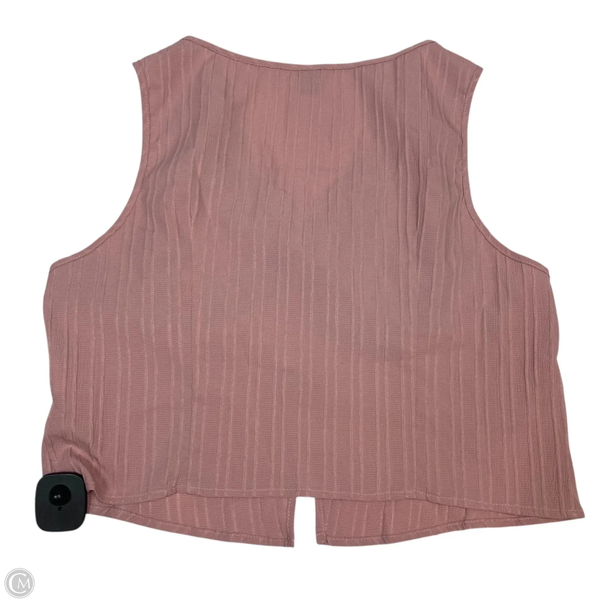 Top Sleeveless By Shein In Pink, Size: L