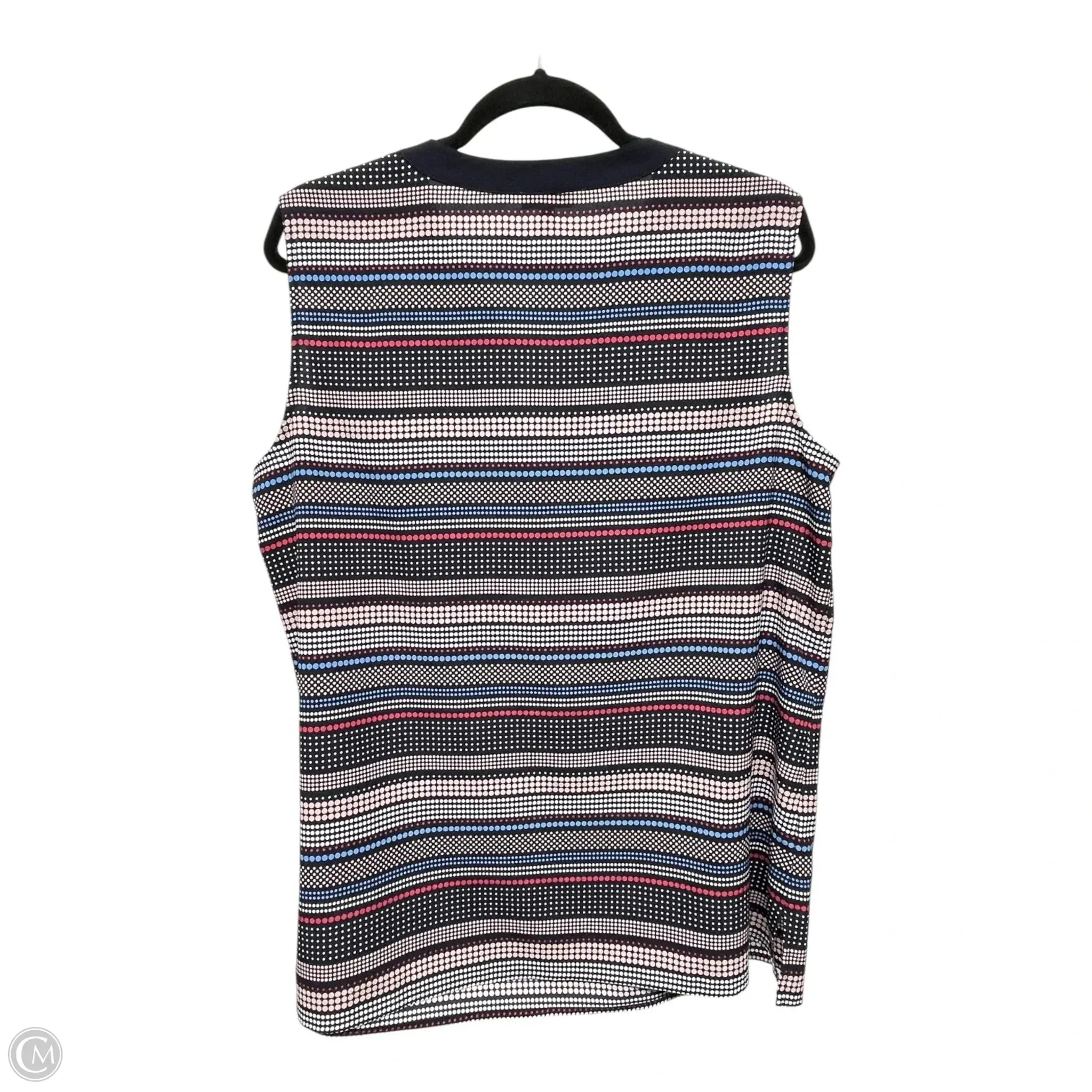 Top Sleeveless By Talbots In Multi-colored, Size: 1x