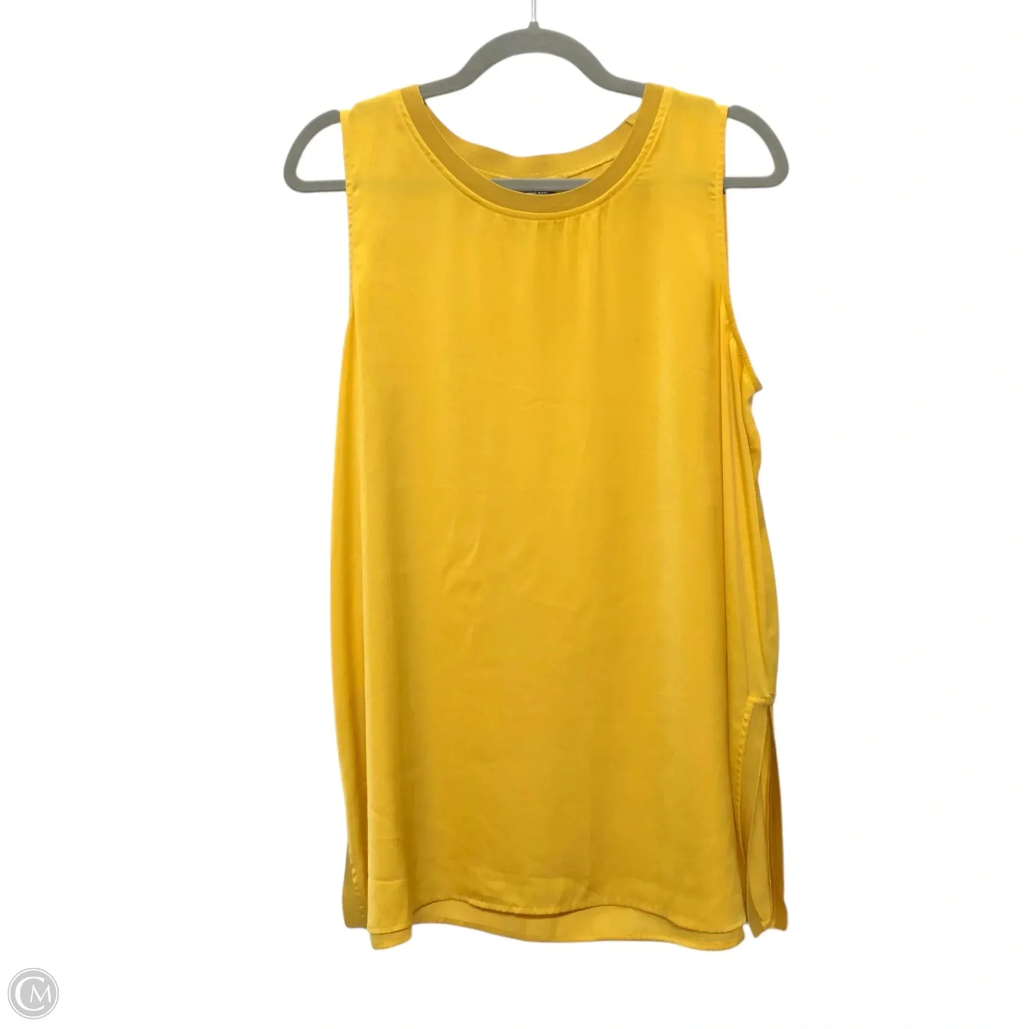 Top Sleeveless By Who What Wear In Yellow, Size: L