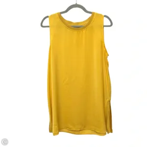 Top Sleeveless By Who What Wear In Yellow, Size: L