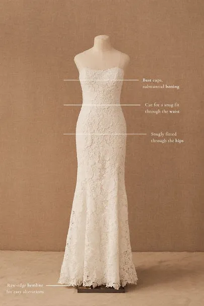 Trending Now BHLDN Willowby Gambelle Gown  Last Few Pieces!