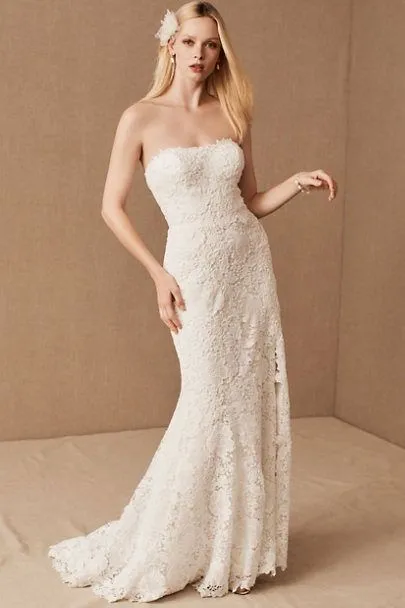 Trending Now BHLDN Willowby Gambelle Gown  Last Few Pieces!