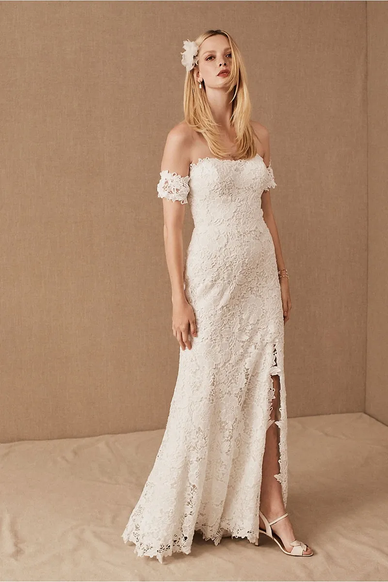 Trending Now BHLDN Willowby Gambelle Gown  Last Few Pieces!