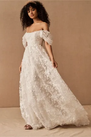 Trending Now BHLDN Willowby Lilia Gown  Stylish & Comfortable