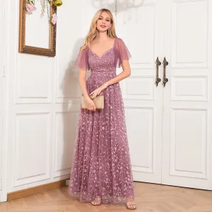 Trending Now Elegant Embroidered Formal Dress  Almost Gone!