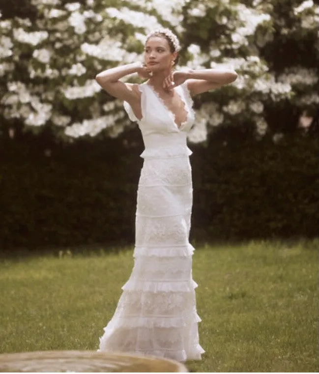 Trendy 2025 BHLDN Sachin & Babi Inez Gown  Limited Stock!