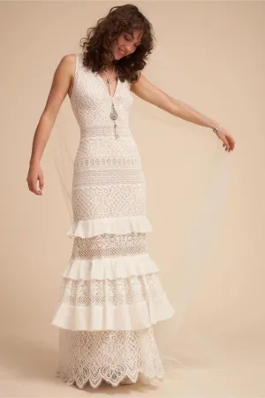 Trendy 2025 BHLDN Tadashi Shoji Cabriole Gown  Limited Stock!