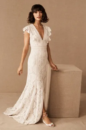 Trendy 2025 BHLDN Tadashi Shoji Placid Gown  Limited Release!