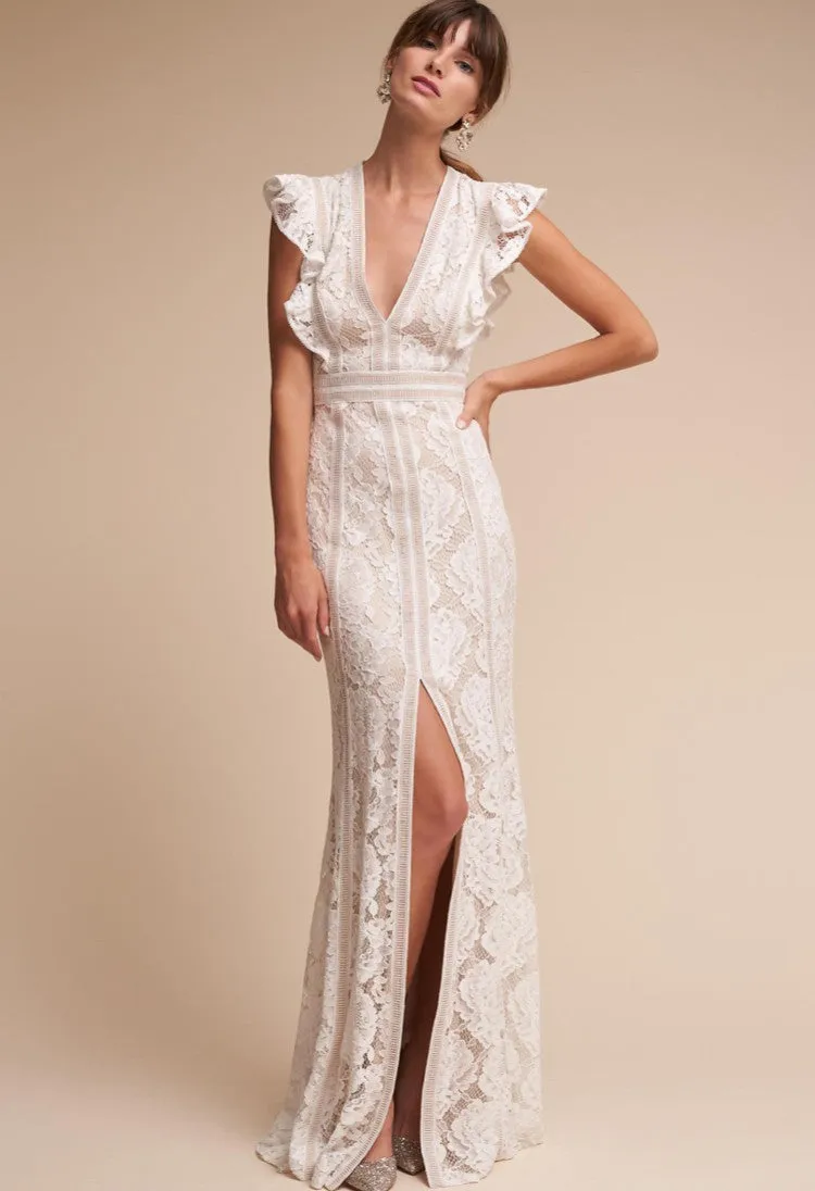 Trendy 2025 BHLDN Tadashi Shoji Placid Gown  Limited Release!