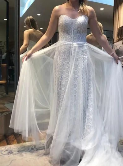 Trendy 2025 BHLDN Willowby Cordova Ophelia 53702 Gown  Ends Soon!