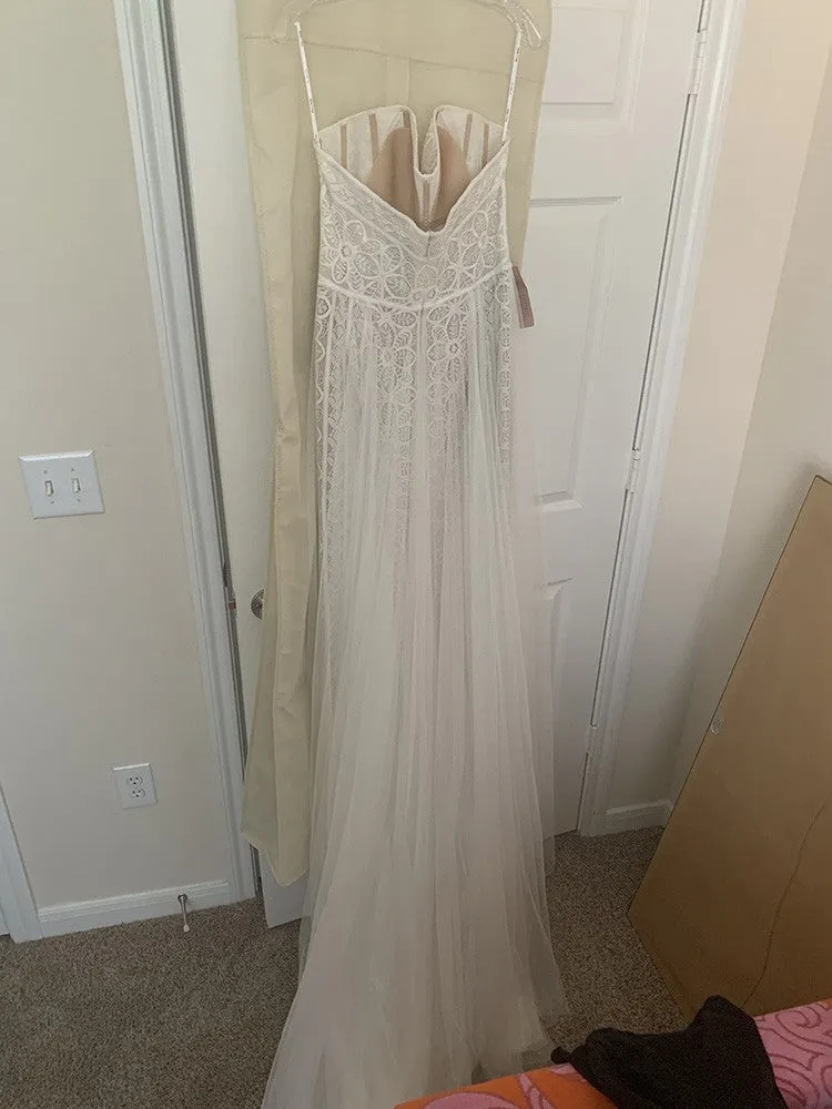 Trendy 2025 BHLDN Willowby Cordova Ophelia 53702 Gown  Ends Soon!