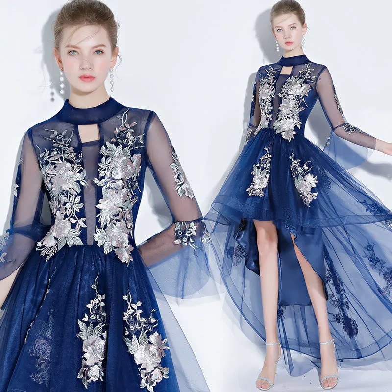 Trendy 2025 Embroidered High-low Formal Dress  Limited Release!