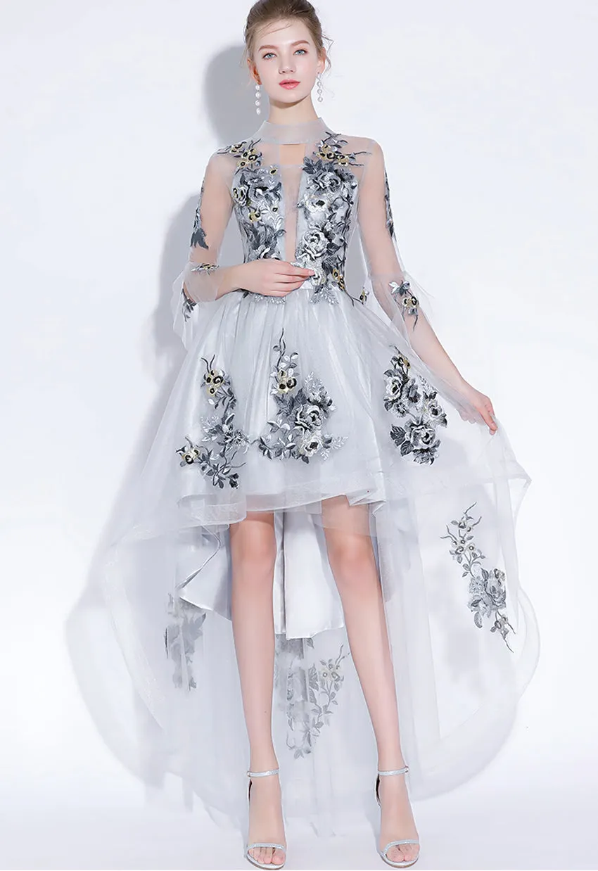 Trendy 2025 Embroidered High-low Formal Dress  Limited Release!